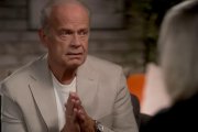 Kelsey Grammer, durante una emotiva entrevista televisiva en la que lloró varias veces evocando el asesinato de su hermana.