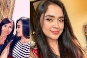 Johana Ramírez, en la imagen de la izquierda junto con su madre.