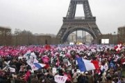 La Manif pour Tous ha sido la mayor agitación ciudadana en 2 dos años... Hollande se ha hundido en el Europarlamento