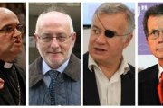 De izquierda a derecha: Jiménez Losantos, monseñor Munilla, Benigno Blanco, Miró i Ardevol y Juan Manuel de Prada