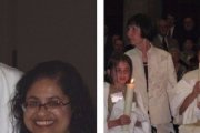 Esta familia recibió el bautismo en la Vigilia Pascual de 2009