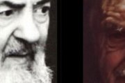 Juan Marto, hermano de los pastorcitos de Fátima -a la derecha- fue devoto del Padre Pío