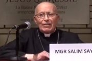Monseñor Salim Sayegh fue obispo auxiliar de Jerusalén entre 1981 y 2012.
