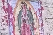 Virgen de Guadalupe profanada en la parroquia de Santa María de Betania