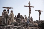 La Crucifixión, en la película Son of God - los arqueólogos sólo han encontrado restos claros de un crucificado, aunque esta tortura se aplicó a decenas de miles