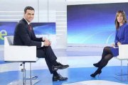 Pedro Sánchez, entrevistado en Televisión Española - cien católicos explican al Papa que temen el uso que la prensa haga de la visita a Roma del político, que impulsa leyes  anti-vida y anti-cristianas
