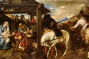 «Adoración de los Reyes Magos» de Tiziano (1490-1576), Museo del Prado.