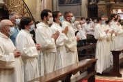 La comunidad de vida que es el seminario reproduce lo que es la Iglesia entera. En la foto: celebración eucarística de apertura del curso académico en el seminario de Barcelona.