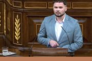 El portavoz de Esquerra Republicana, Gabriel Rufián, se mofó de las enseñanzas cristianas en lenguaje despectivo en el Congreso
