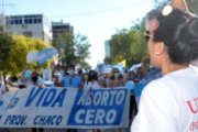 Manifestación provida en Chaco, primera región argentina que consulta si es constitucional la ley del aborto