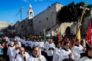 Procesión de Navidad en Nazaret en 2019