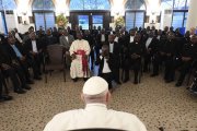 Se hace pública la charla que mantuvo el Papa con los jesuitas en su viaje a RD Congo: "Piensen que el ministerio de los grandes patriarcas es siempre vitalicio. Y la tradición histórica es importante".