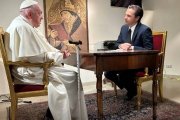 El Papa Francisco  fue entrevistado  este jueves por Julio Vaqueiro para Noticias Telemundo: habló de su salud,  el aborto, los abusos y el celibato o las reformas de su pontificado.