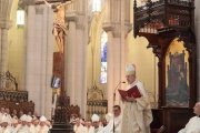 El cardenal Osoro en su misa de despedida al frente de la diócesis de Madrid el 24 de junio