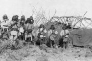 Campamento apache del Indio Jerónimo en 1886