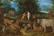 Tras el pecado original, Dios se compadeció de Adán y Eva. 'Adán y Eva en el Paraíso' (1618), de Jan Brueghel el Joven. Museo del Prado.