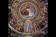 La Comunión de los Santos, en la bóveda del Baptisterio de Padua, fresco de Giusto de Menabuoi (1330-1390). Imagen: Wikipedia.