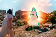 La aparición de la Santísima Virgen a Juan Diego, en una escena de 'Guadalupe, Madre de la Humanidad'.