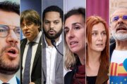 Los 8 candidatos de fuerzas que actualmente tienen presencia en el Parlament catalán