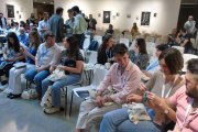Una charla relajada entre 'influencers' católicos minutos antes de comenzar el primer encuentro de evangelizadores digitales celebrado en Madrid bajo la presidencia del cardenal Cobo.