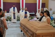 Funeral de Pablito, hijo de 13 años de Martín Valverde y Lizzy Watson, en Zapopán
