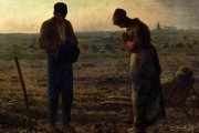 'El Ángelus' (1859, detalle), de Jean-François Millet, expresión de un mundo aún regido por los momentos de Dios. Musée d'Orsay (París).