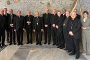 Encuentro de representantes de la Iglesia alemana con miembros de la Curia romana, encabezados por el cardenal Víctor Fernández, el pasado 28 de junio. Foto: Vatican Media.