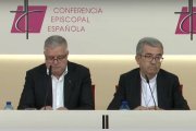 El dominico Jesús Díez, presidente de la Confer, y el arzobispo Argüello, presentan las líneas de reparación a víctimas de abusos en entornos de Iglesia