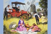 Hijo, hermano, esposo, padre... Son vínculos de verdad, muy lejos de los lazos virtuales y despersonalizados que fomentan las redes sociales. Imagen: 'Family picnic' de Jerry Allison.