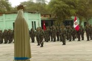 Las Fuerzas Armadas de Perú rinden homenaje a la Virgen peregrina del apostolado "El Perú necesita de Fátima".