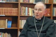 El obispo Bernard Tissier de Mallerais, durante una entrevista a principios de este año.