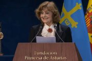 Un momento del discurso de Ana Blandiana al recibir el Premio Princesa de Asturias de las Letras 2024.