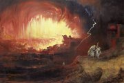 'Sodoma y Gomorra' de John Martin (1852, detalle).
