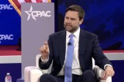 J.D. Vance, durante su participación en la Conferencia de Acción Política Conservadora que está teniendo lugar esta semana en Washington.