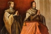 'Los Reyes Católicos bajo un dosel', anónimo del primer tercio del siglo XVII.