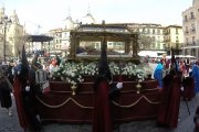 Traslado del Cristo de los Gascones, en el Viernes Santo segoviano.