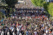 Unas 350.000 personas acudieron a la romería de la Santa Faz este 1 de mayo, según informó la policía.