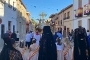 Procesión del Lignum Crucis de Alpera, el pasado 14 de septiembre, que se repite en la romería del 3 de mayo.