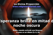 Esperanza es aceite para la lámpara de nuestro ser