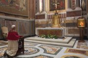 León XIV, en su primera oración como Papa.