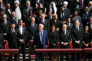 Líderes mundiales en el funeral del Papa Francisco en abril; algunos, como Trump y Macron, no repetirán en la misa de inicio de Pontificado de León XIV