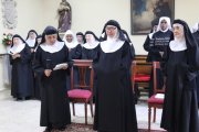 María Zhang en sus votos perpetuos tras 10 años en el convento de Vitigudino con las agustinas recoletas