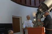 Papa León XIV en el Observatorio Vaticano