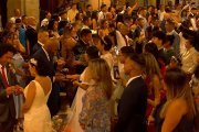El momento más emocionante: el intercambio de anillos.