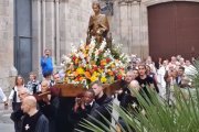 Procesión de la Virgen de la Merced en Barcelona, en 2022.