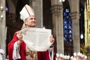 Ronald Hicks en su toma de posesión como arzobispo de Nueva York en la catedral de San Patricio en febrero de 2026