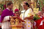 Lectura de las preces en la Misa del Rocío en Pentecostés de 2026