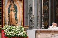 León XIV dice misa en el Vaticano el pasado 12 de diciembre, festividad de Nuestra Señora de Guadalupe.