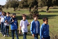 Los chavales de la Escolanía de la Santa Cruz, de excursión