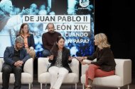Joseba Louzau, Rodríguez de la Peña, Laura Daniele e Inés San Martín hablan de visitas papales que han conocido de cerca